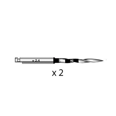 MR-1146 (2 CePo Drills for 2.4 mm Implants, Short, Type 2)